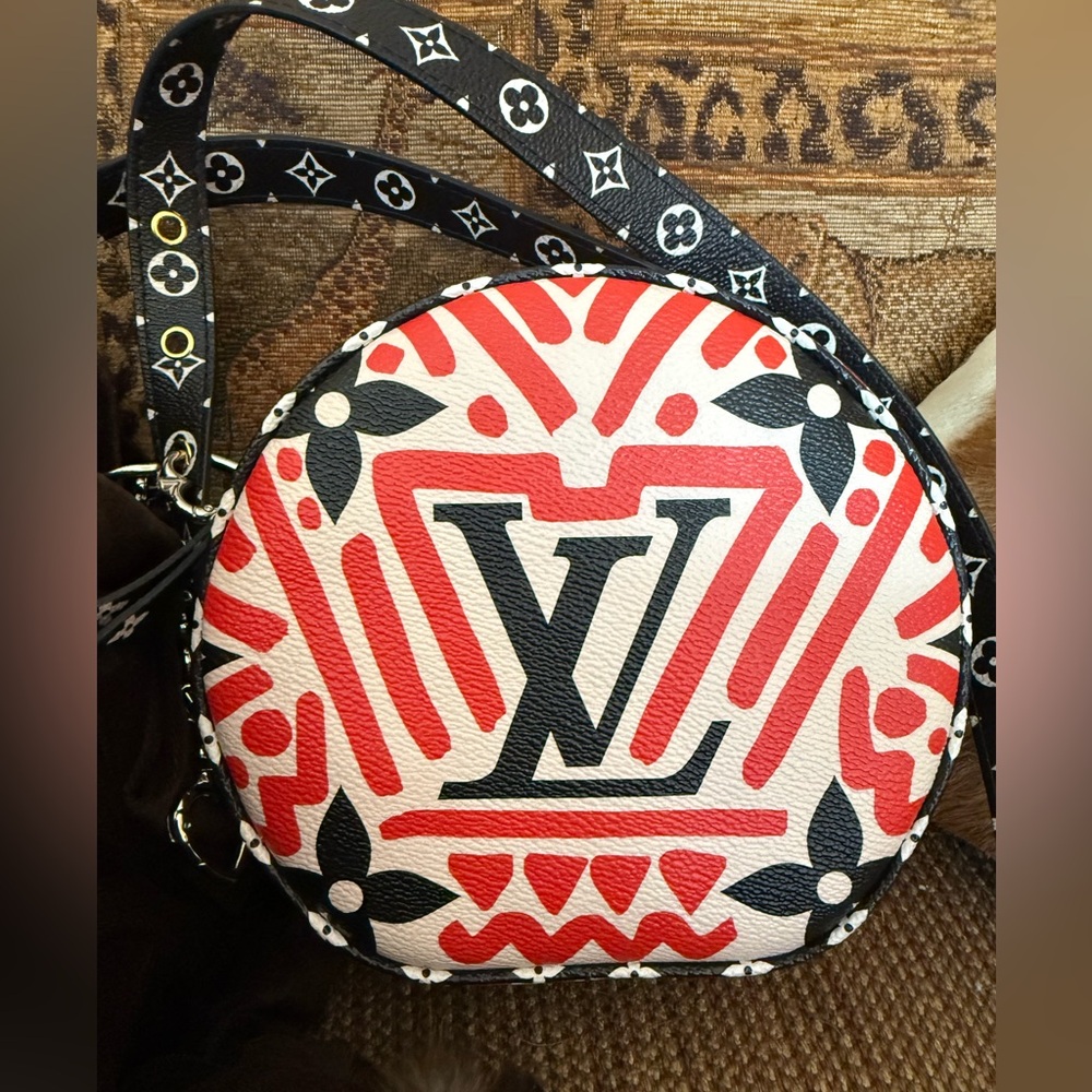 Louis Vuitton Red and Black Crossbody Bag